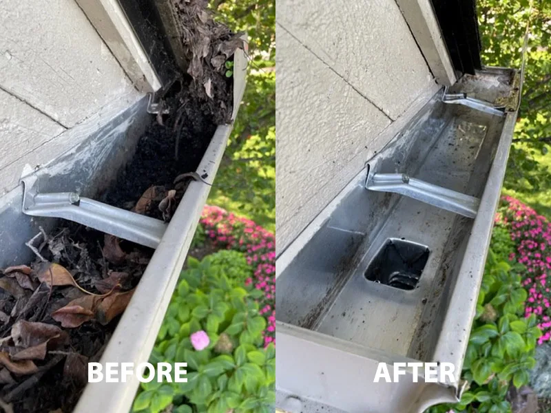 gutter cleaning image 2