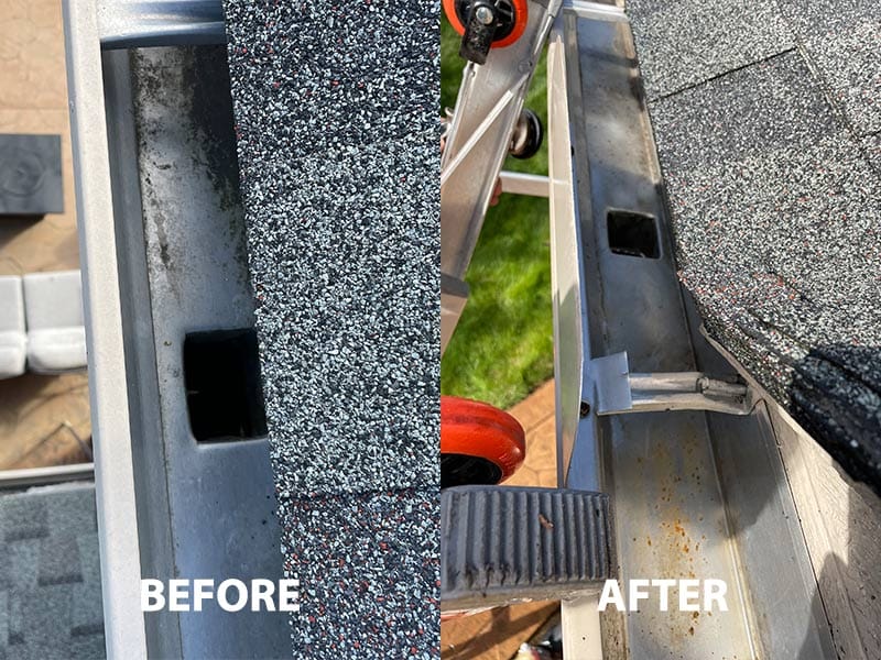 gutter cleaning image 6