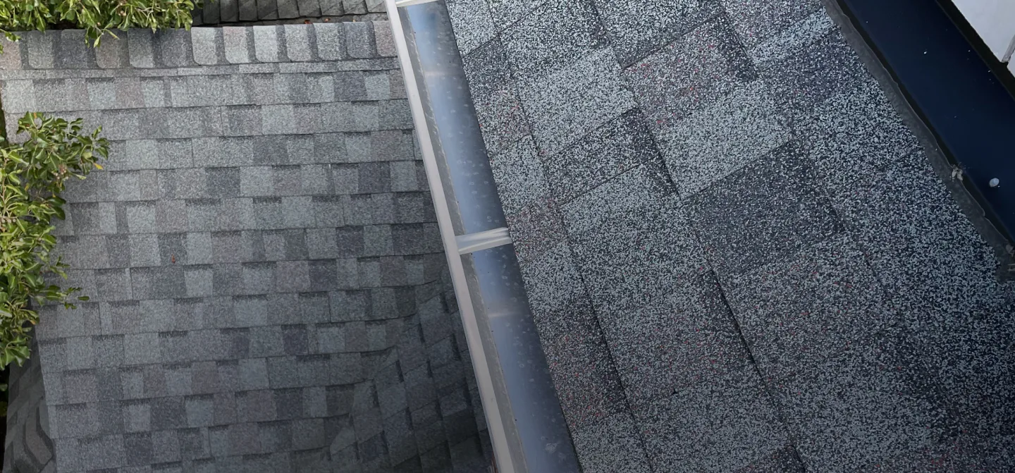 newly cleaned gutter washington mi