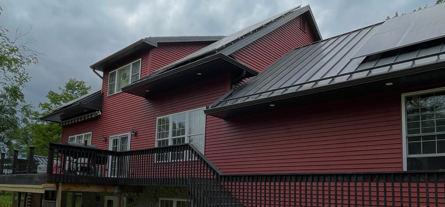 newly washed red house washington mi