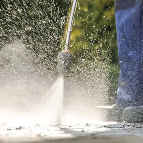 shine right pressure washing concrete washing