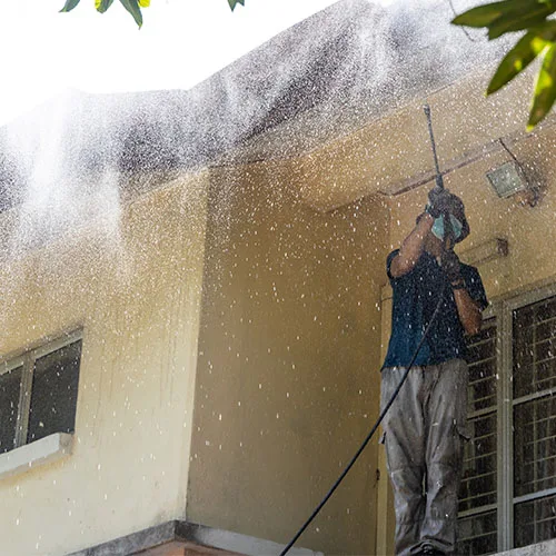 shine right pressure washing house washing