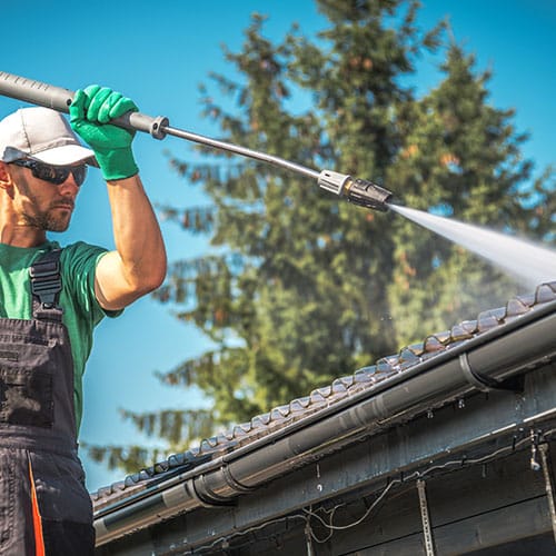 shine right pressure washing roof cleaning